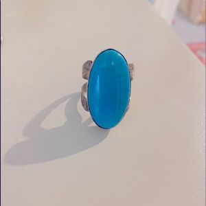 vintage cinderella turquoise ring